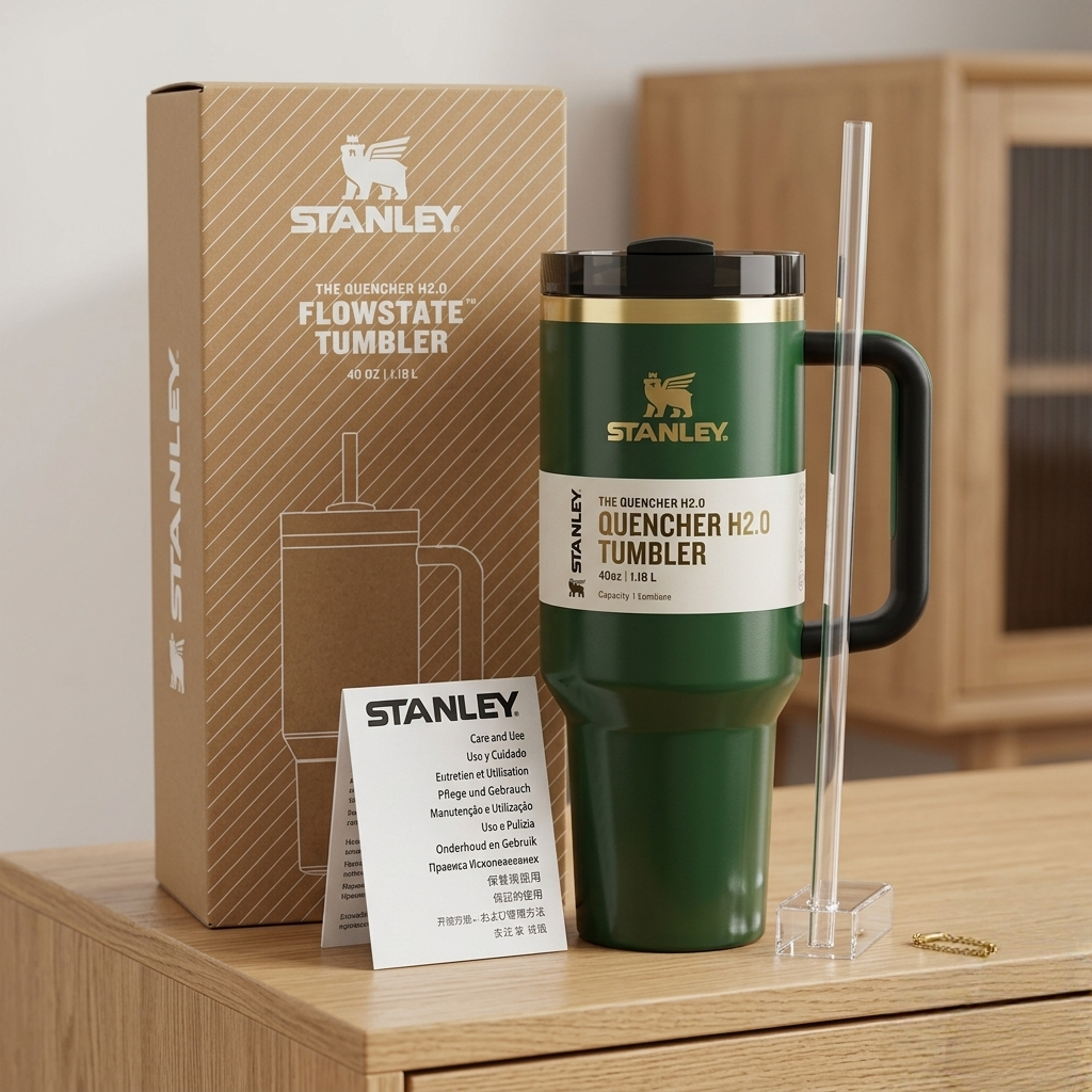 Stanley Wicked x Target Elphaba 40oz H2.0 Flowstate Quencher Tumbler
