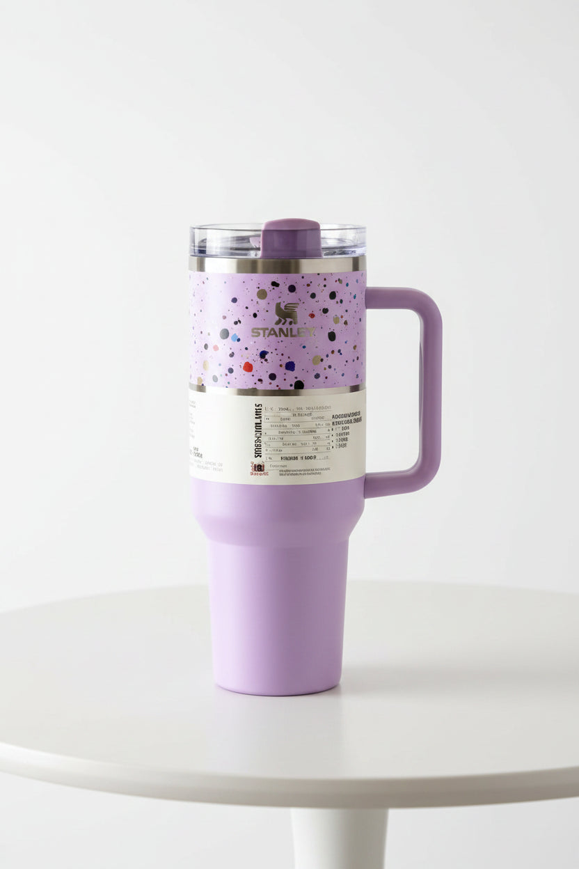 2024 STANLEY PURPLE w/ STARS TUMBLER 40oz