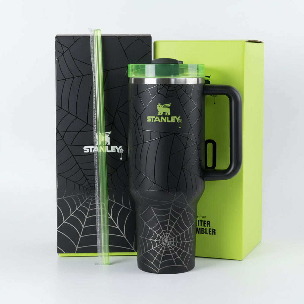 Quencher H2.0 HALLOWEEN WEB GLOW 40oz Limited Edition Tumbler for Friends Gift