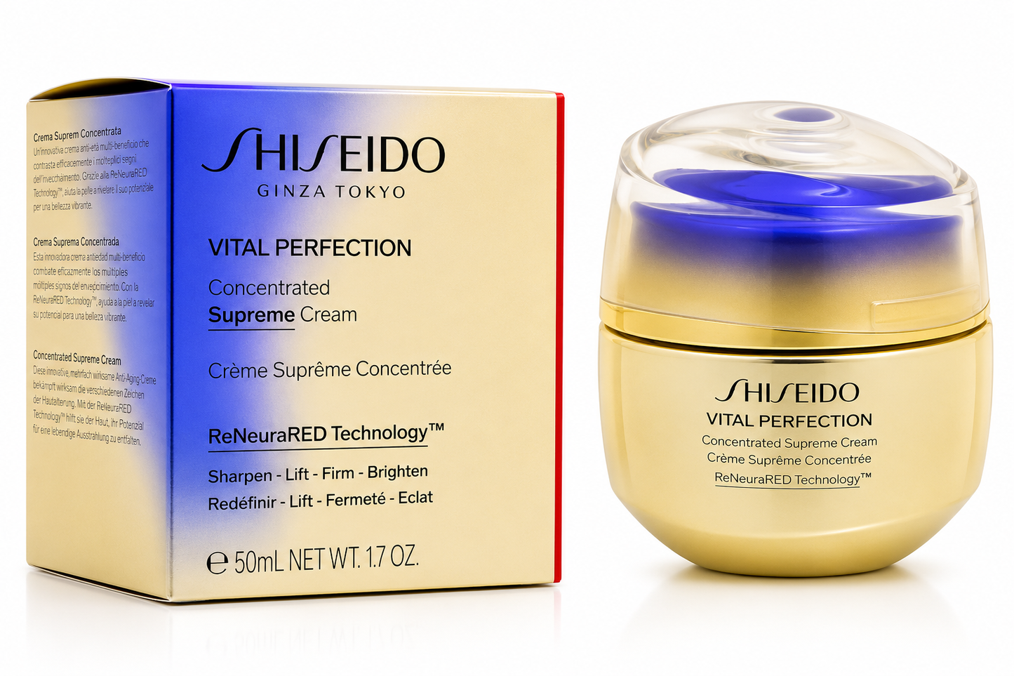 Shiseido Vital Perfection Advanced Cream Uplifting and Firming 1.7 oz / 50 ml