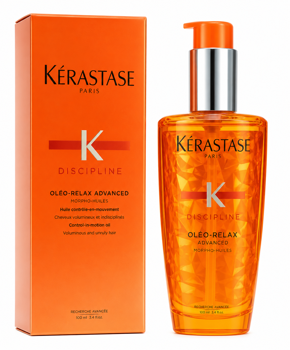 Kerastase Discipline Oleo Relax Advanced Hair Smoothing Oil 3.4 oz / 100 ml
