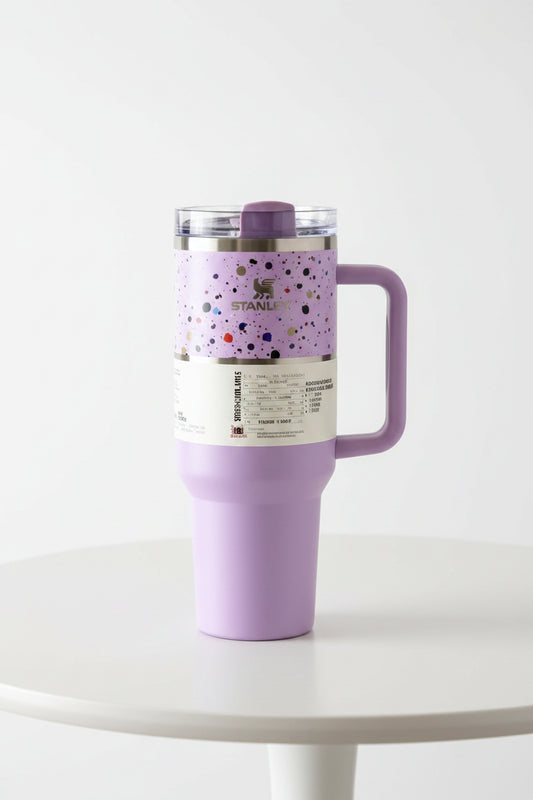 2024 STANLEY PURPLE w/ STARS TUMBLER 40oz