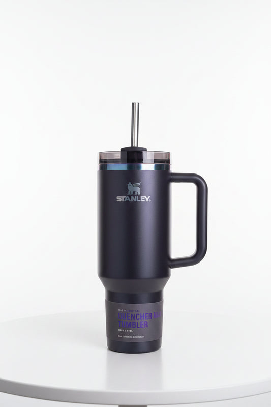 40 oz Black Chroma Quencher H2.0 Flowstate Stanley Tumbler